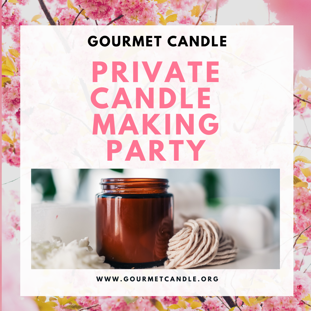 Private Candle-Making Party Deposit for Whitney W | 8/26/23 at 6:00 pm - 8:00 pm | Balance Due 8/18/23 at 12:00 pm