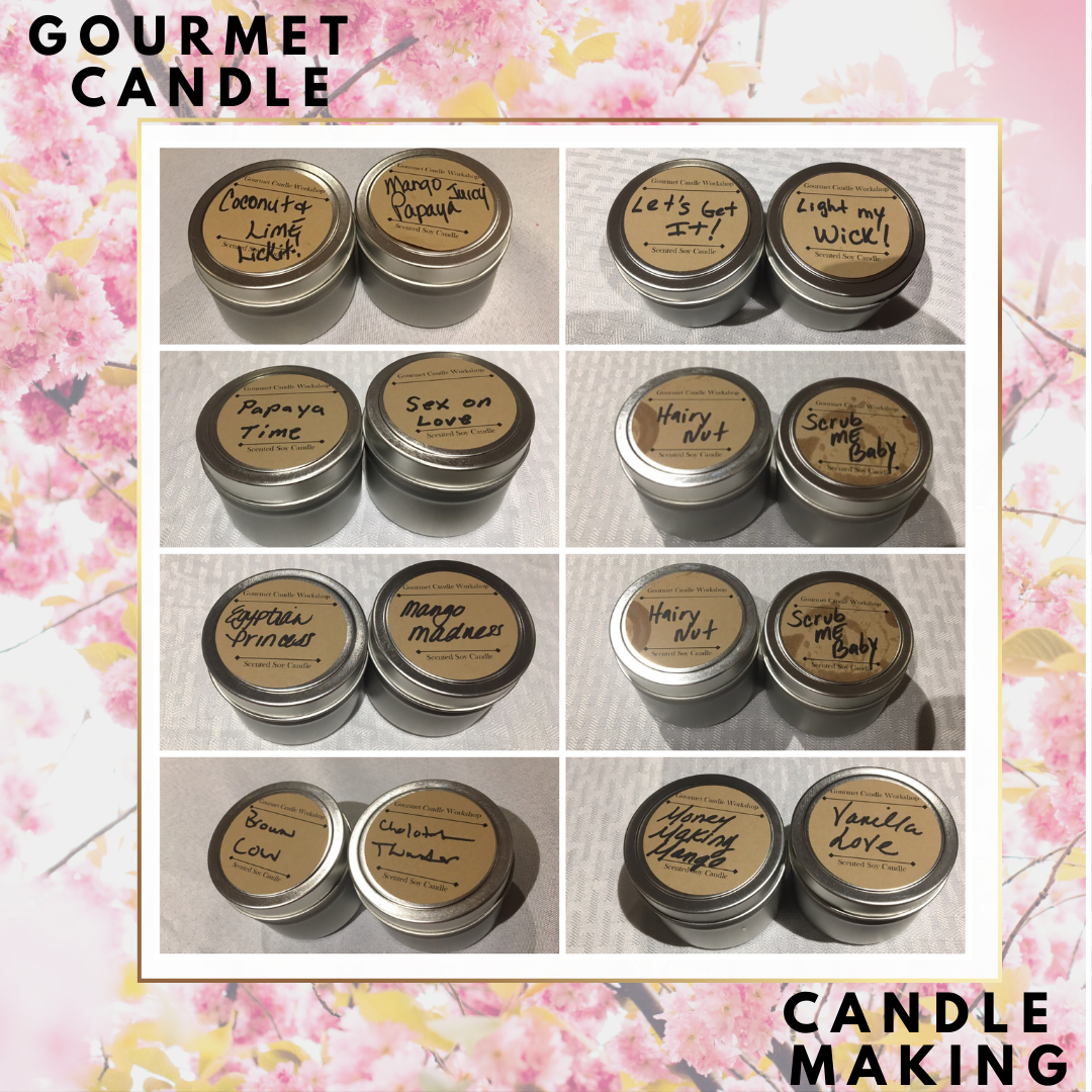 Private Candle-Making Party Deposit 2/28/24 from 6:00 pm - 8:00 pm | Balance Due 2/14/24 at 12:00 pm for Angela