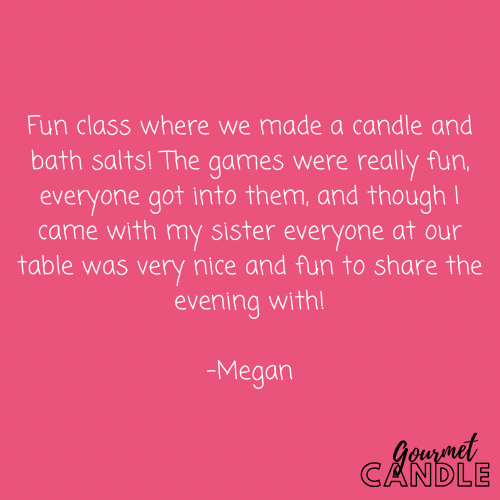 Private Candle-Making Party Deposit 2/28/24 from 6:00 pm - 8:00 pm | Balance Due 2/14/24 at 12:00 pm for Angela