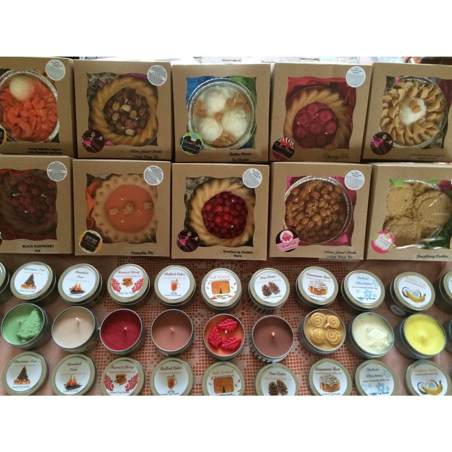 Gifts for Women, Gift Ideas, Unique Gifts Cranberry Kettle Corn Candle - Gourmet Candle