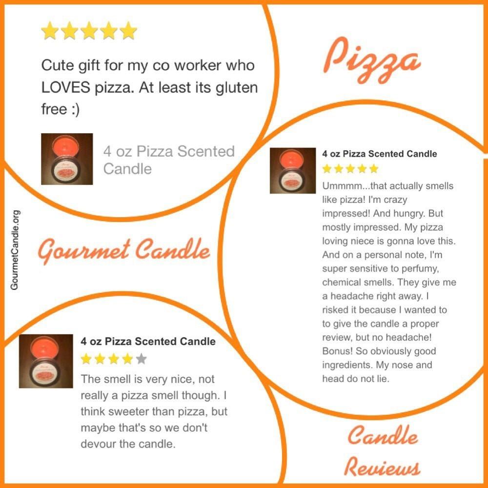 Gifts for Women, Gift Ideas, Unique Gifts Pizza Candle - Gourmet Candle