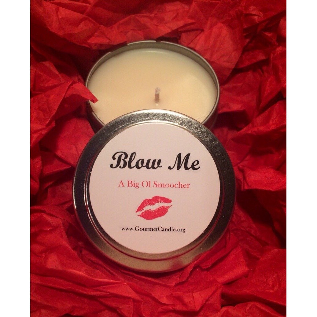 Gifts for Women, Gift Ideas, Unique Gifts Girlfriend Gift. Blow Me Funny Candle Favor. Scented Soy Candle. Gift for Wife. Wife Valentines Gift. Girlfriend Valentines Day Gift. - Gourmet Candle