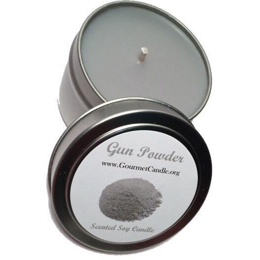Gifts for Women, Gift Ideas, Unique Gifts Gun Powder Candle - Gourmet Candle
