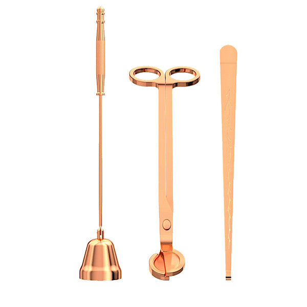 EricX Light 3 in 1 Candle Accessory Set, Candle Wick Trimmer, Candle Wick  Dipper, Candle Snuffer