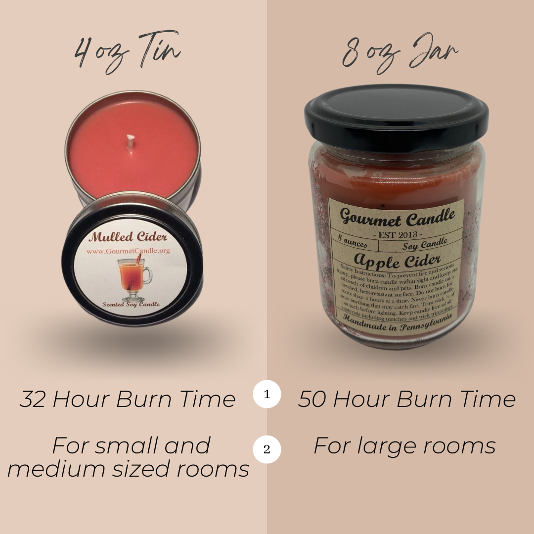 Apple Cider Candle | Fall scented soy container candle | autumn scented candle | Fall home decor