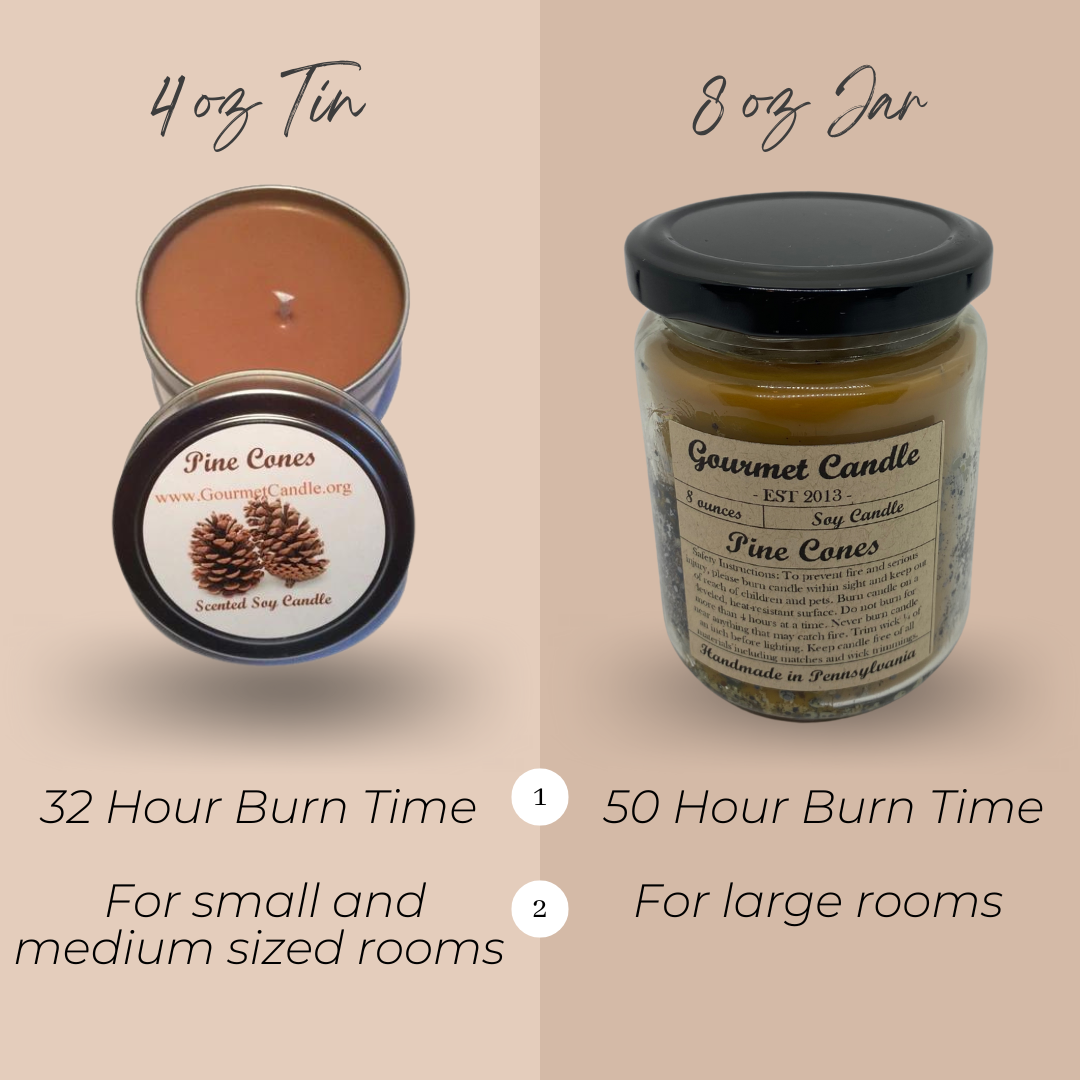Pine Cone Candle