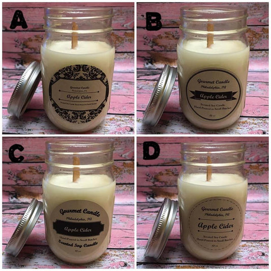 Vote for your favorite Mason Jar candle label!