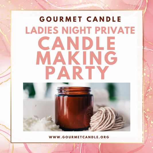 Private Candle-Making Party 4/13/24 from 5:00 pm - 7:00 pm | Balance Due 3/27/24 at 12:00 pm for Rashetta