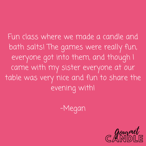 Private Candle-Making Party 2/23/24 from 6:00 pm - 8:00 pm | Balance Due 2/9/24 at 12:00 pm for Angela