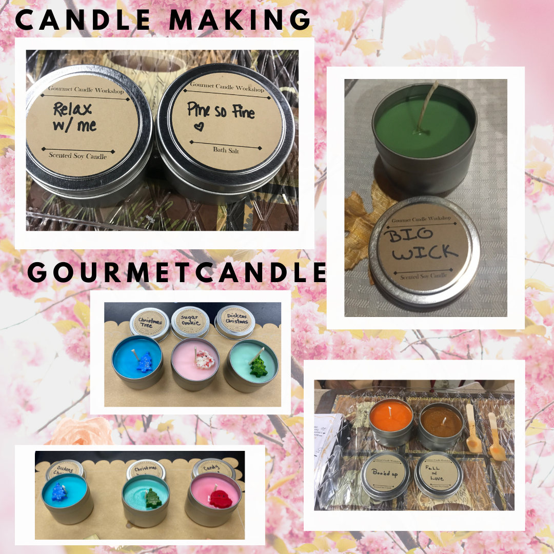 Private Candle-Making Party 4/13/24 from 5:00 pm - 7:00 pm | Balance Due 3/27/24 at 12:00 pm for Rashetta