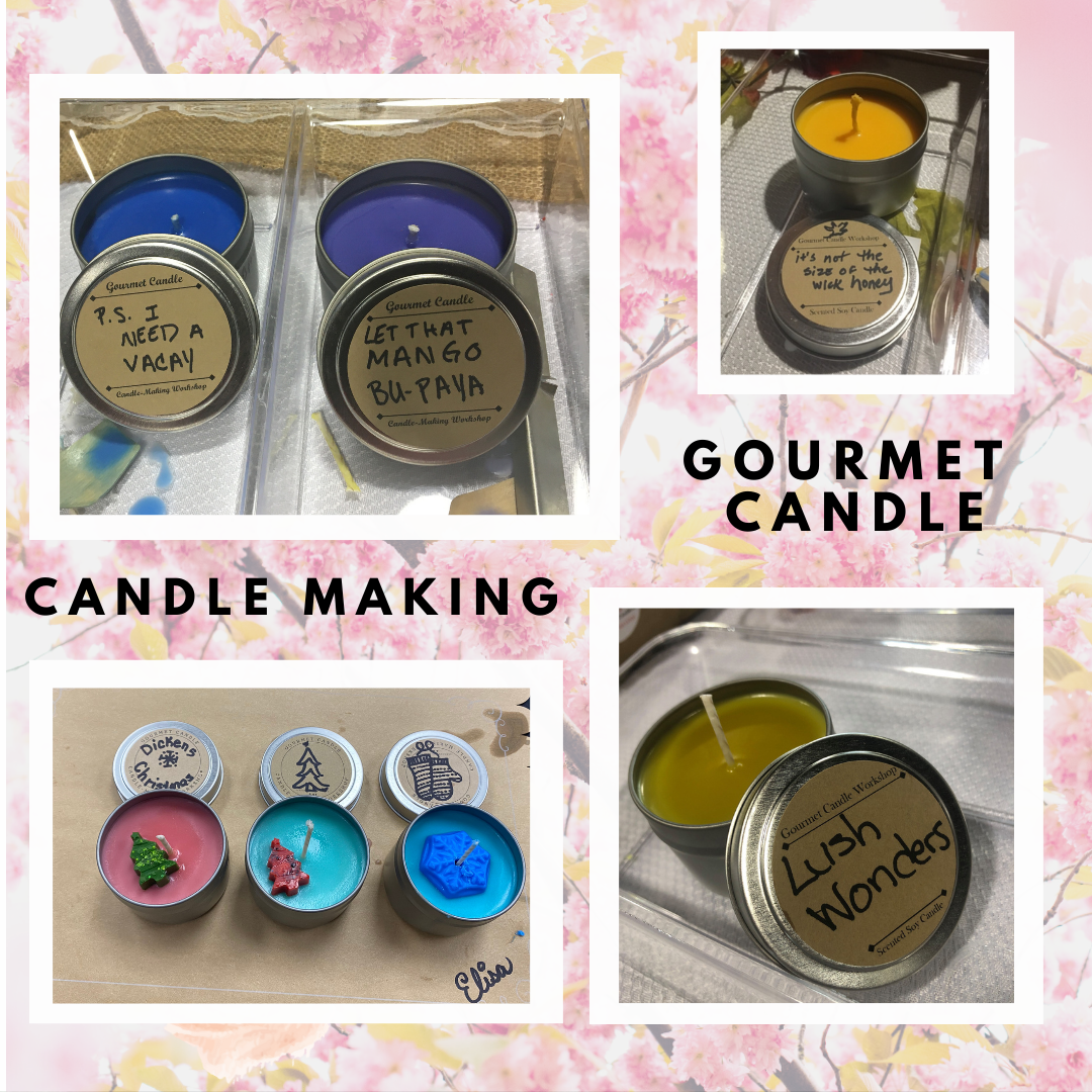 Private Candle-Making Party 2/23/24 from 6:00 pm - 8:00 pm | Balance Due 2/9/24 at 12:00 pm for Angela