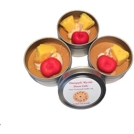 Gifts for Women, Gift Ideas, Unique Gifts Pineapple Upside Down Cake Candle - Gourmet Candle