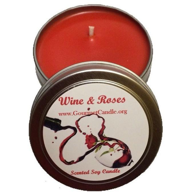 Gifts for Women, Gift Ideas, Unique Gifts Wine & Roses Candle - Gourmet Candle