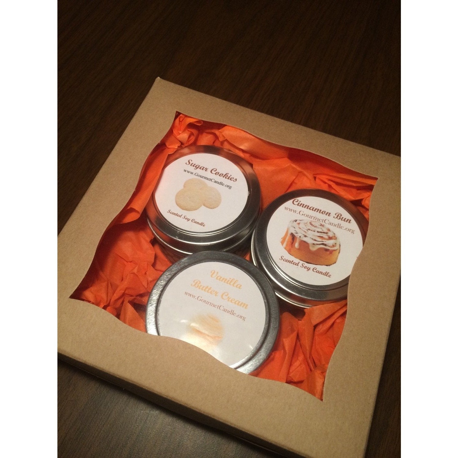 Gifts for Women, Gift Ideas, Unique Gifts Gift Box for Candle Tins - Gourmet Candle
