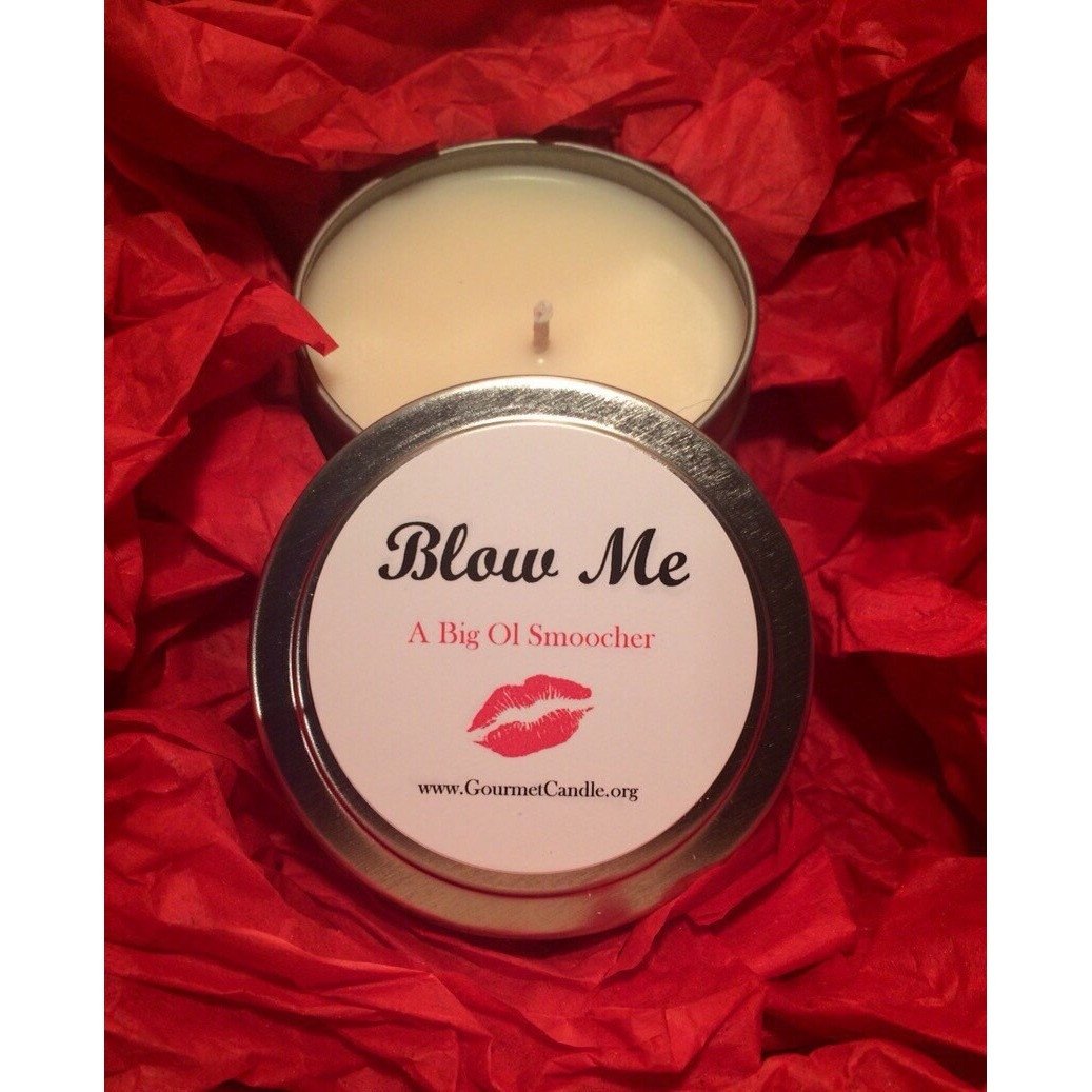 Gifts for Women, Gift Ideas, Unique Gifts Girlfriend Gift. Blow Me Funny Candle Favor.  Scented Soy Candle.  Gift for Wife. Wife Valentines Gift. Girlfriend Valentines Day Gift. - Gourmet Candle