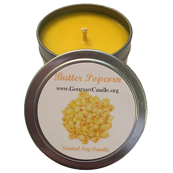 Butter Popcorn Food Scented Soy Candle – Gourmet Candle