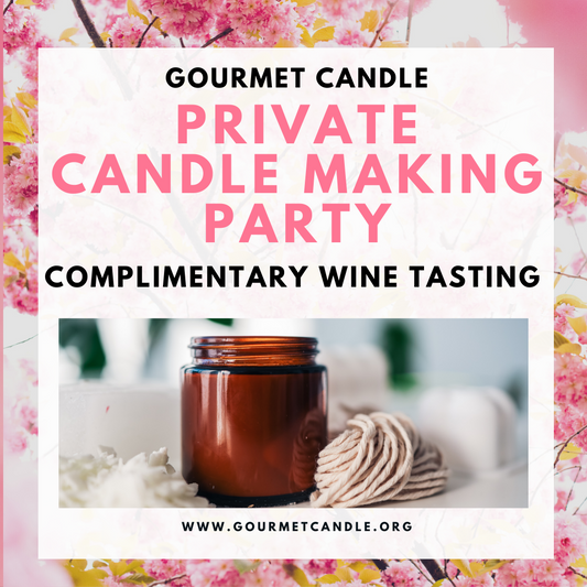 Private Candle-Making Event for 2/3/24 at 5:00 pm -7:00 pm Candle-Making Workshop for Stephanie F.-P. for CHOP + $35 Transportation Fee (9 Guest)